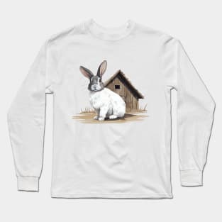 Farm Rabbit Long Sleeve T-Shirt